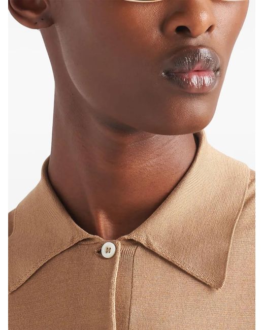 Prada Brown Sleeveless Top