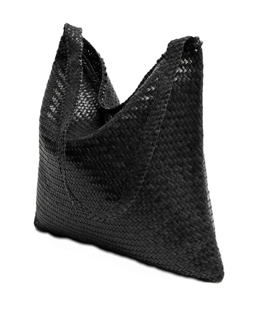 Dragon Diffusion Black Ars Woven-Design Shoulder Bag