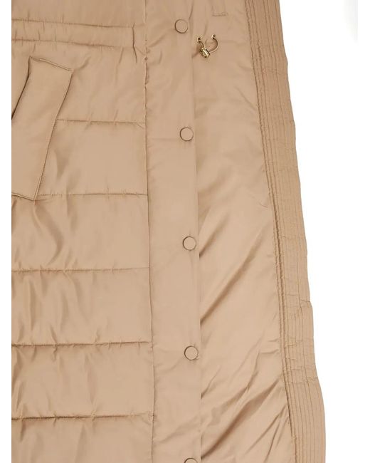 Barbour Natural Button-Fastening Padded Coat