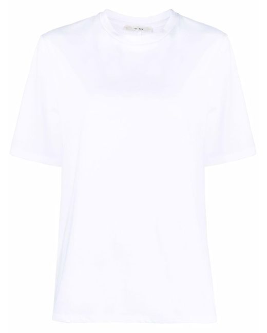 The Row White Chiara T-Shirt im Oversized-Look