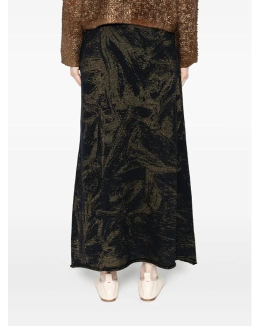 Avant Toi ルレックス Aラインスカート Black
