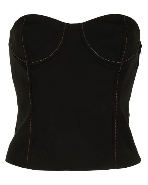 Sir. The Label Black Maxe Bustier Top