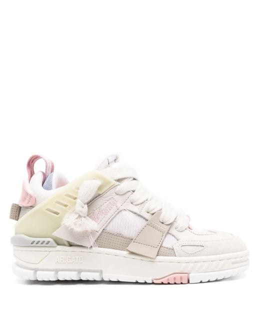 Axel Arigato White Area Patchwork Sneakers