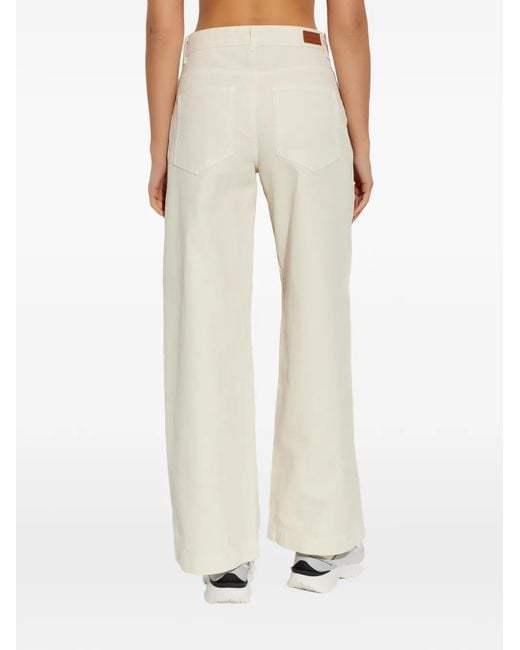Moncler White Pocket Trousers