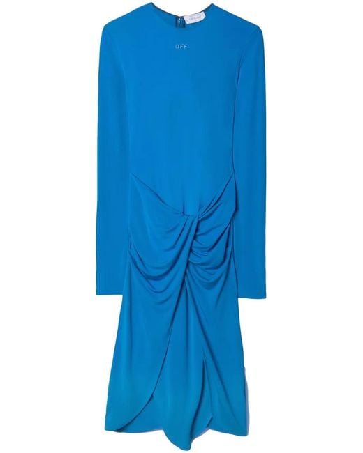 Off-White c/o Virgil Abloh Blue Off- Dresses