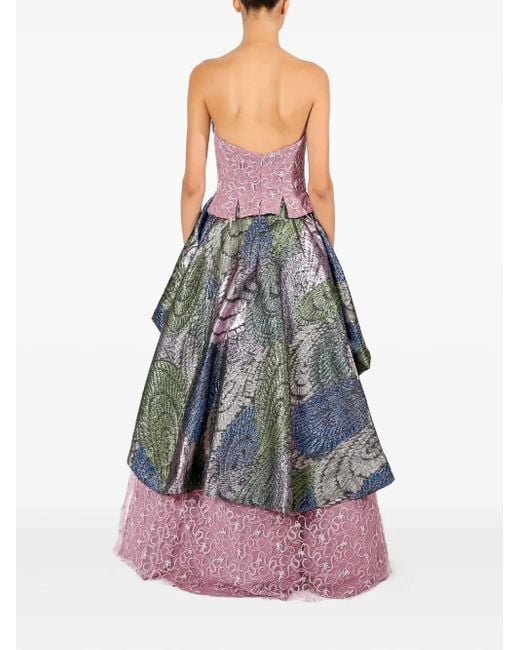 Lethicia Bronstein Pink Hela Layered Dress