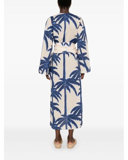 Johanna Ortiz Blue Sotaviento Kleid