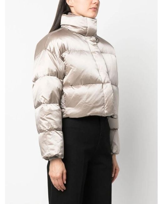 Calvin Klein Natural Cropped Puffer Jacket