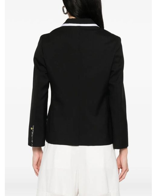 Marni Black Long Sleeve Wool Jacket