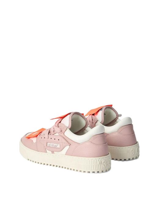 Off-White c/o Virgil Abloh Pink Off-Court 3.0 Low-Top Sneakers