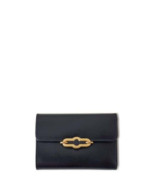 Mulberry Blue Pimlico Compact Leather Wallet