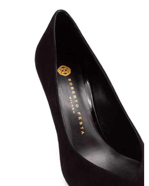 Roberto Festa Black Coki Pointed-Toe Pumps