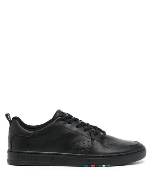 PS by Paul Smith Black Cosmo Low-top Leather Sneakers for men