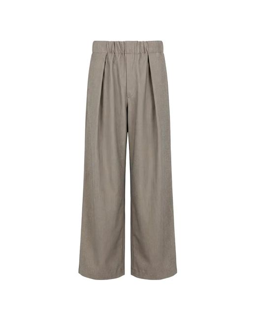Societe Anonyme Gray Gatsby Pleated Trousers