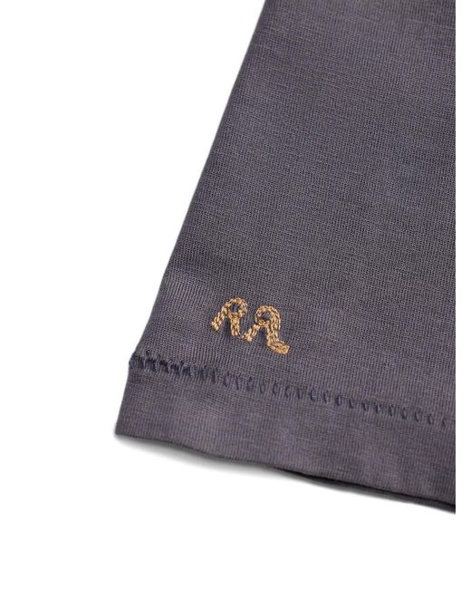 RRL Gray Chest-Pocket Embroidered T-Shirt for men