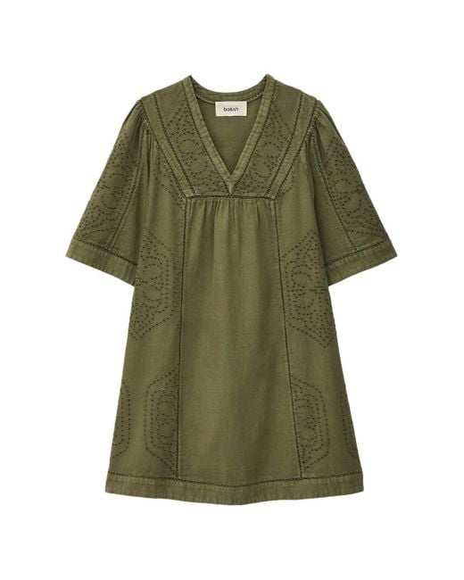 Ba&sh Green Gina Mini Dress