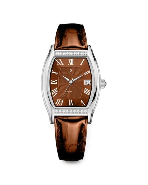 Christian Van Sant Red Gemma 34Mm Watch