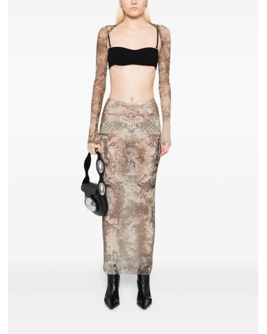 Jean Paul Gaultier Natural Médaillon Skirt
