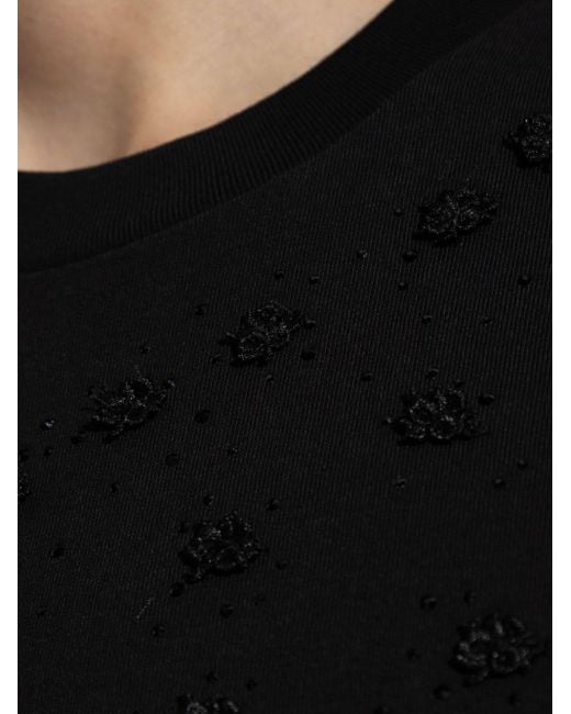 Amiri Black Textured Cotton T-shirt for men