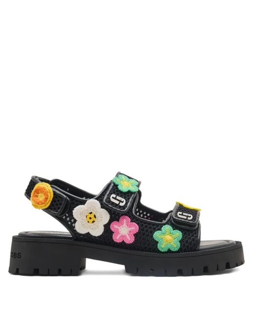Marc Jacobs Green The Daisy Crochet Sandals