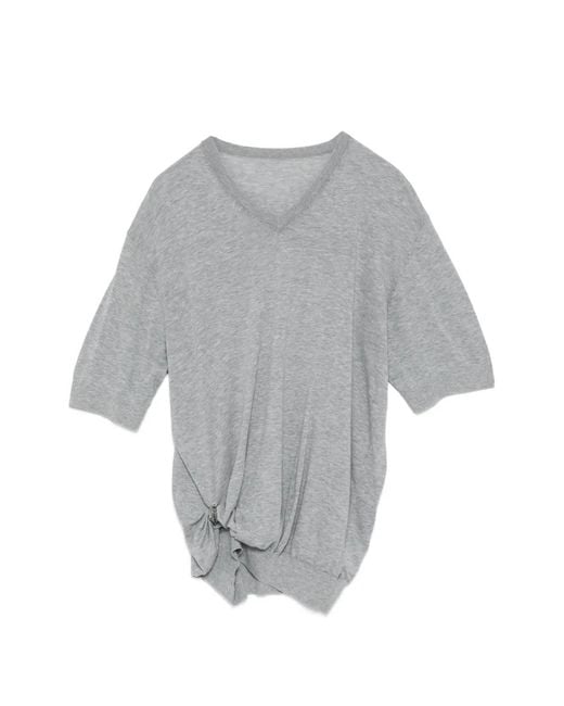 JNBY Gray Cotton T-Shirt