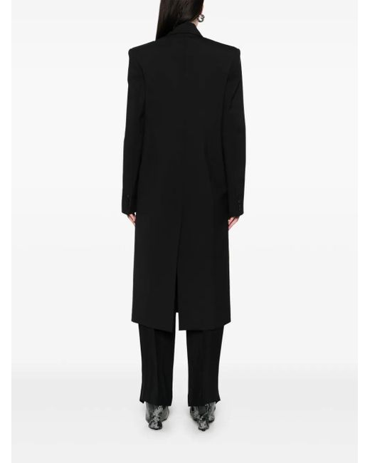 Mugler Black Wool Coat