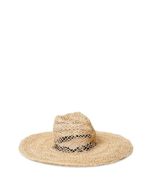Twinset Natural Wide-Brimmed Straw Hat
