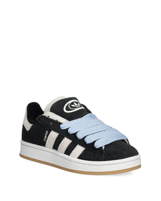 Adidas Black Campus 00S Suede 3-Stripe Sneakers