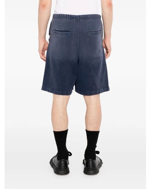 Maison Mihara Yasuhiro Blue Sun Faded Like Sweat Shorts for men