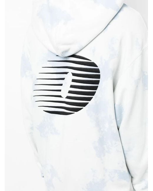 OAMC Blue Logo-Print Cotton Hoodie for men