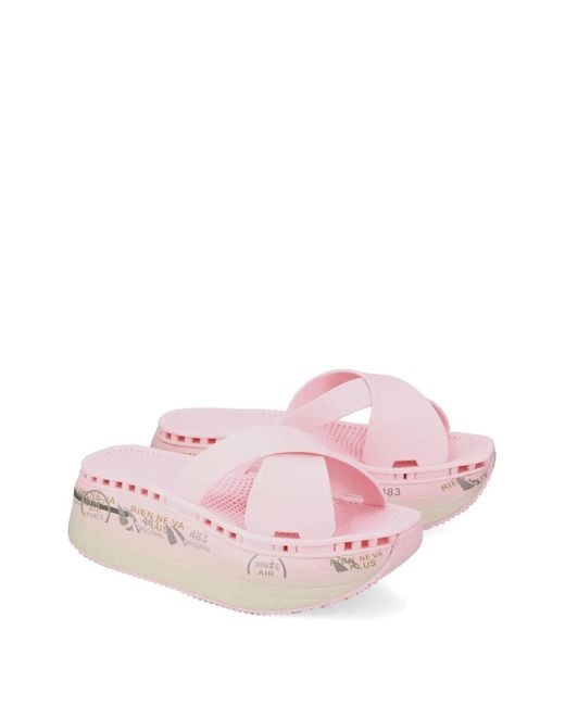 Premiata Pink Moura Slides