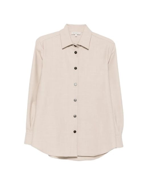 Antonelli White Campari Button-Fastening Long-Sleeve Shirt