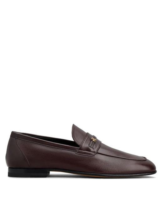 メンズ Tod's レザーローファー Brown