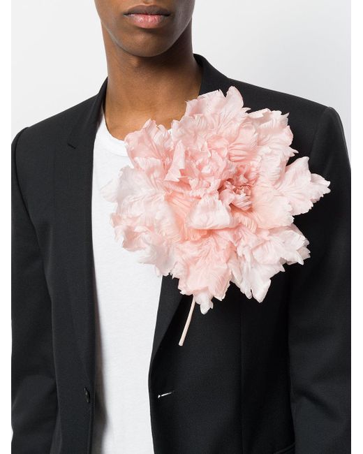 Ann Demeulemeester Large Flower Brooch in Pink Lyst Canada