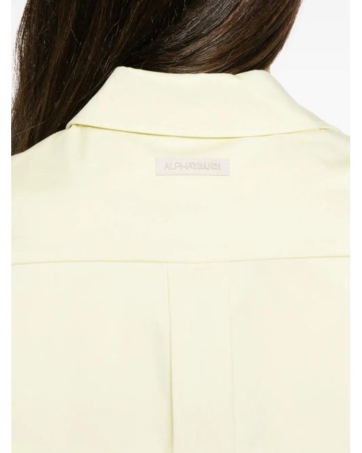 ALPHATAURI White Short-Sleeve Shirt