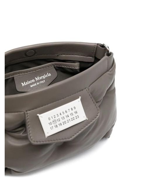 Maison Margiela Gray Mini Glam Slam Carpet Crossbody Bag
