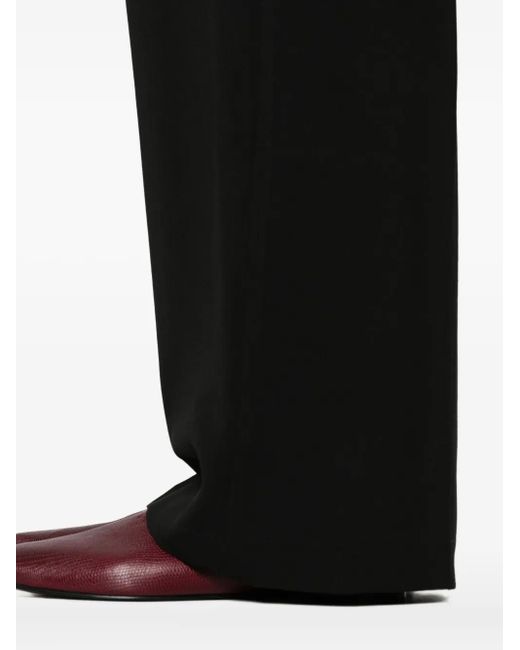 Forte_forte Black Wide-Leg Trousers With High Waist
