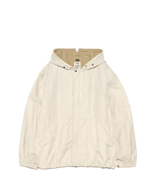 Nanamica Natural Hooded Twill Jacket