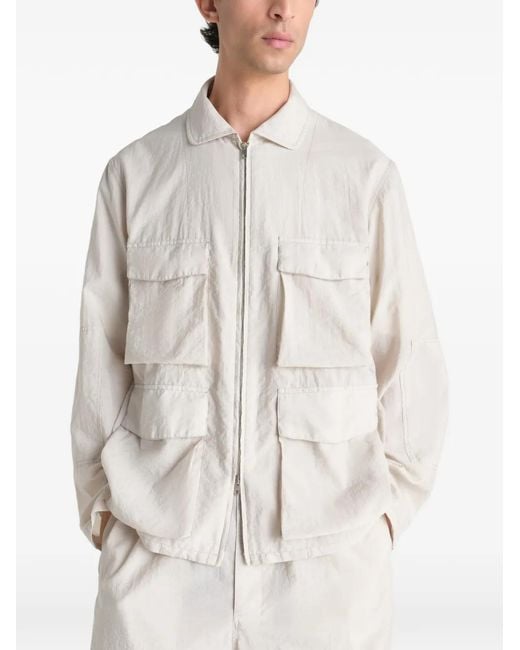 Lemaire White 3D Pocket Jacket for men