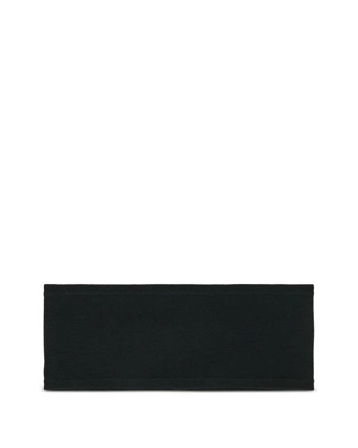 Totême  Black Ribbed Hairband