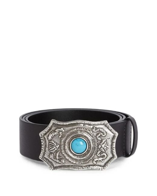Momoní Black Picacho Western-Style Buckle Belt
