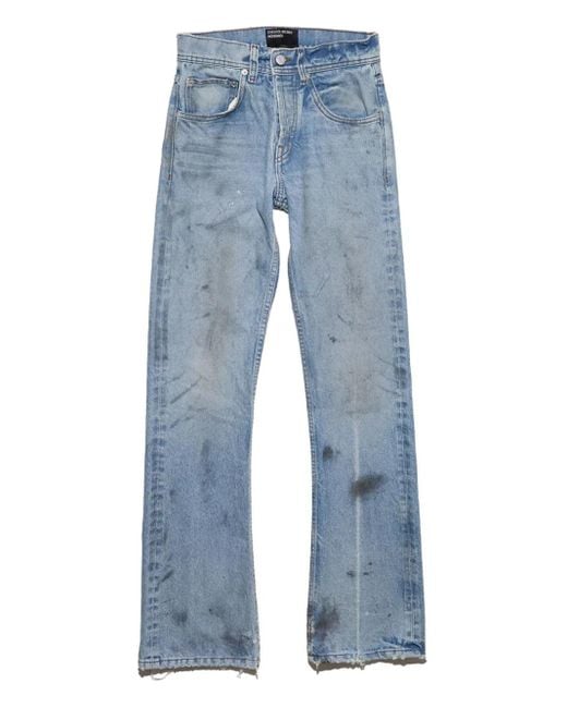 Enfants Riches Deprimes Blue Frayed-Hem Jeans
