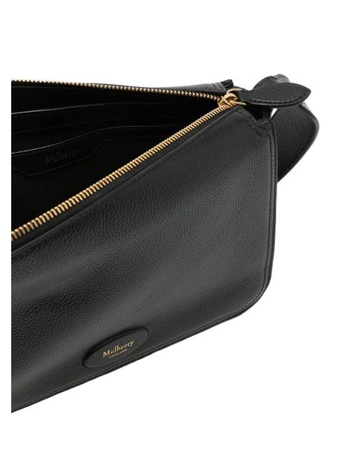 Mulberry Black Billie Leather Crossbody Bag