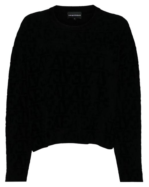 Emporio Armani Black Crewneck Sweater
