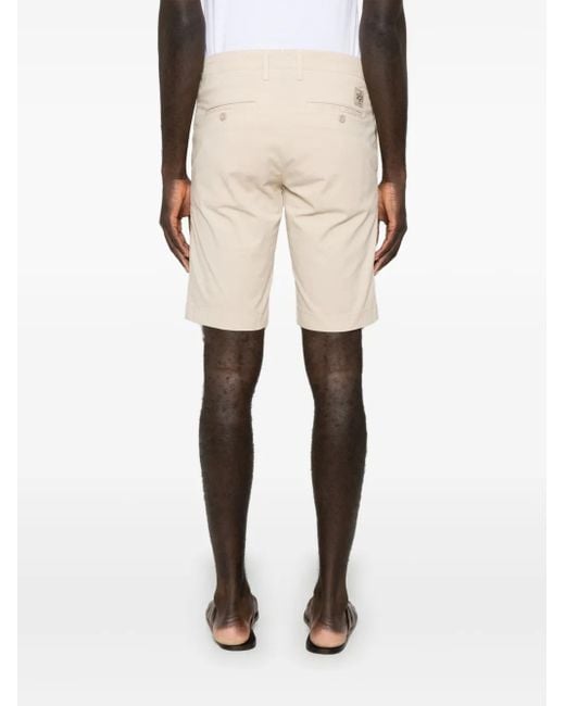 Jacob Cohen Chino-Shorts Mit Logo-Schild in Natural für Herren