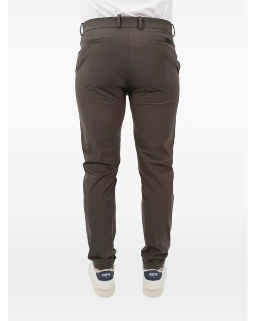 Rrd Gray Pantalon Zip Fastening Trousers for men