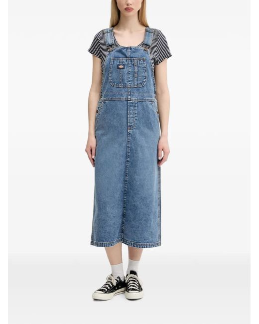 Dickies Blue Pocket Denim Dress