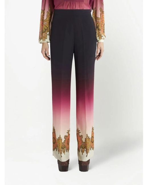 Etro Red Trouser
