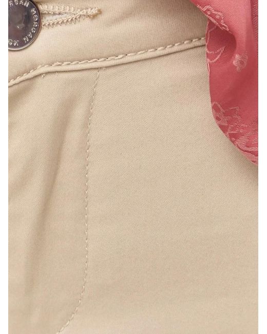 Morgan Pink Palona Slim-Fit Trousers