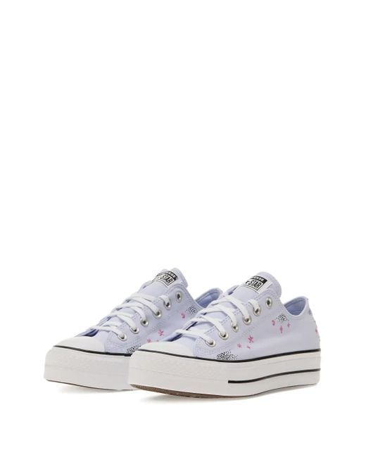 Converse White Lift Platform Celestial Sneakers